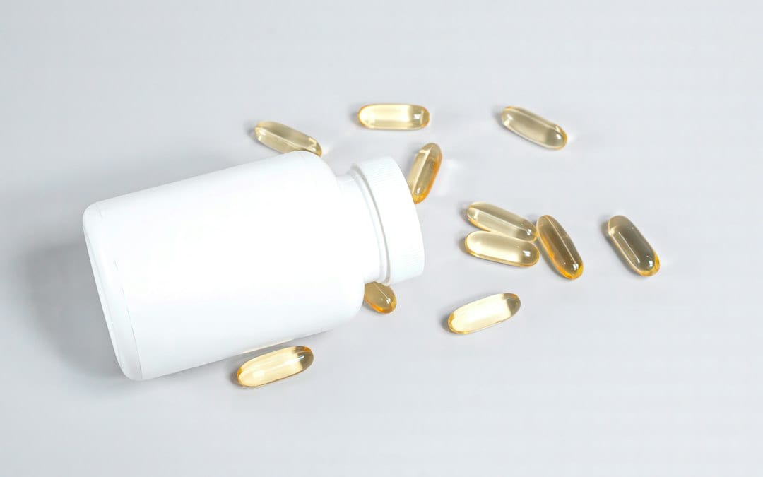 Omega-3 Fish Oil supplement bottle